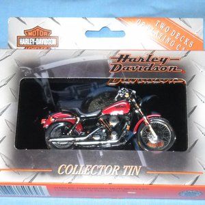 Vintage 1999 Harley Davidson Collector's Tin With 2 Decks of Playing Cards